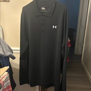Under Armour Men's Black Polo Shirt
